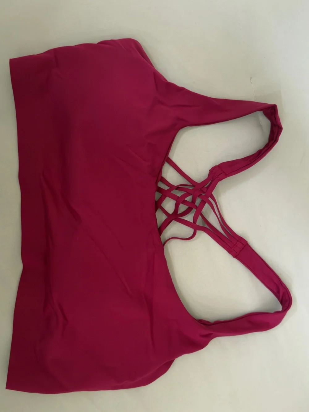 lululemon athletica Strappy Back Bralette in Magenta